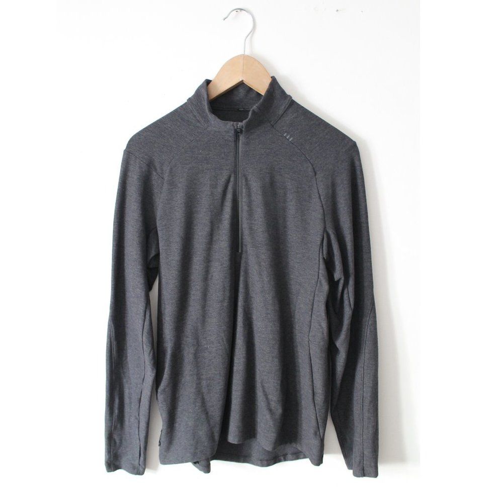 Lululemon Surge Warm Reflective 1/2 Zip / Medium / Heathered Graphite Grey - Picture 4 of 10